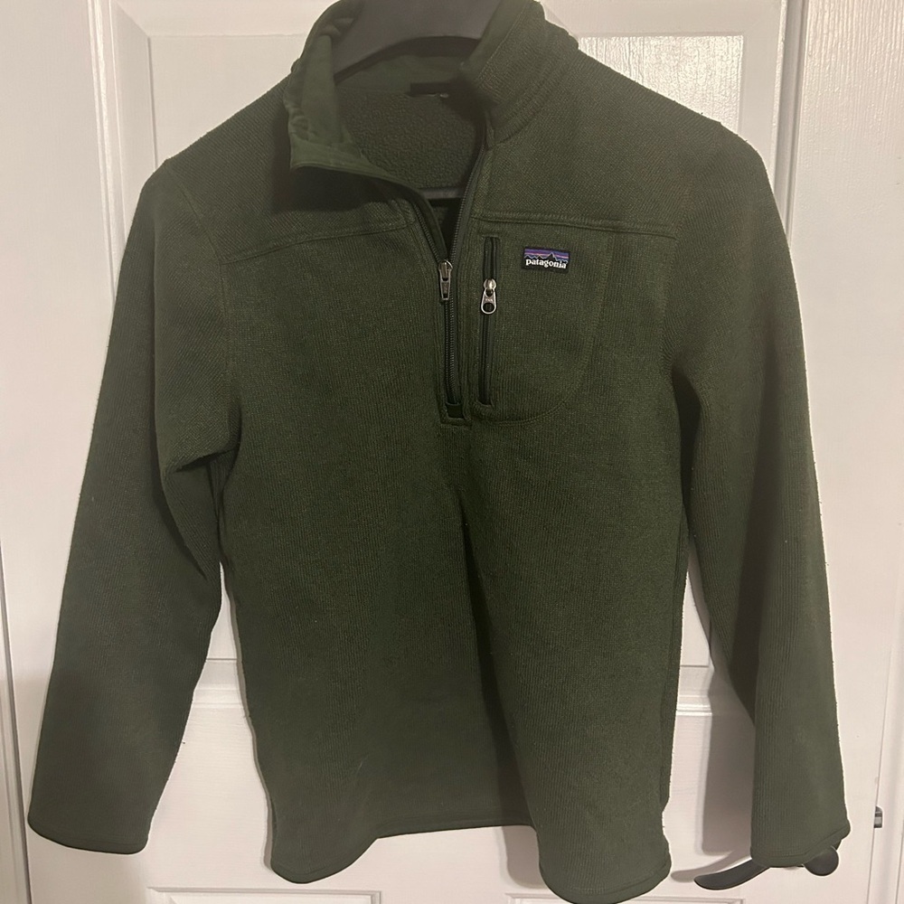 Patagonia Army Green Fleece Pullover